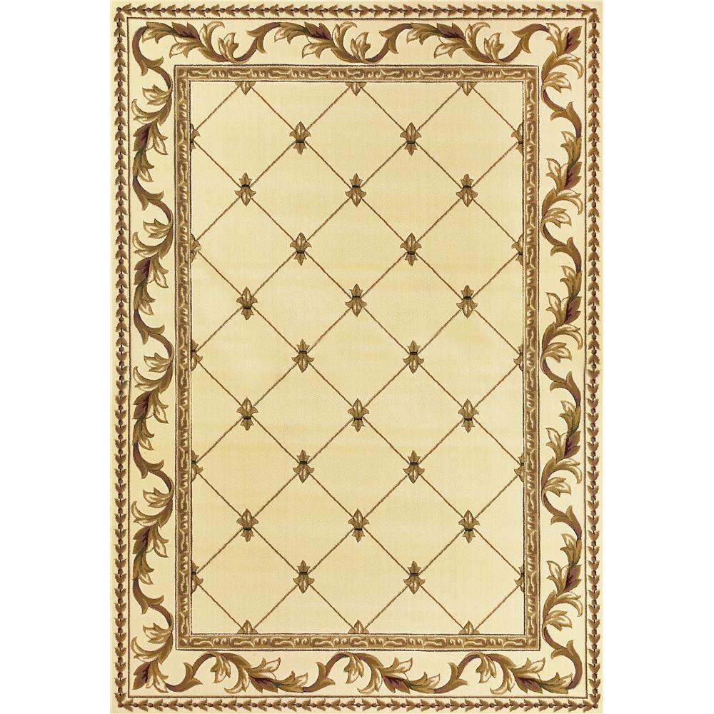 KAS 5318 Corinthian 7 Ft. 7 In. Round Rug in Ivory